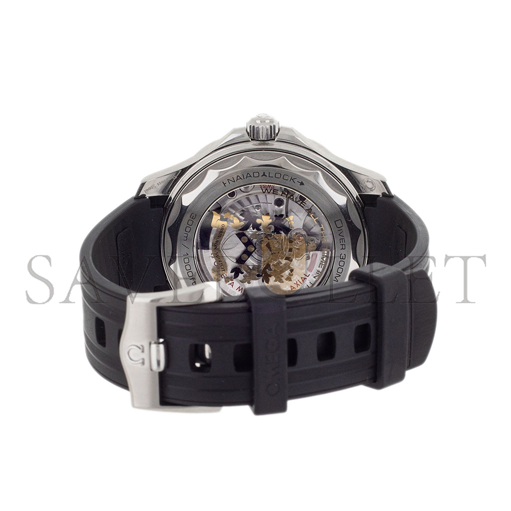 OMEGA SEAMASTER JAMES BOND STEEL BLACK DIAL 42MM WATCH 210.22.42.20.01.004